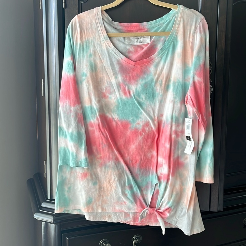 Tie-dye tee shirt 100% cotton